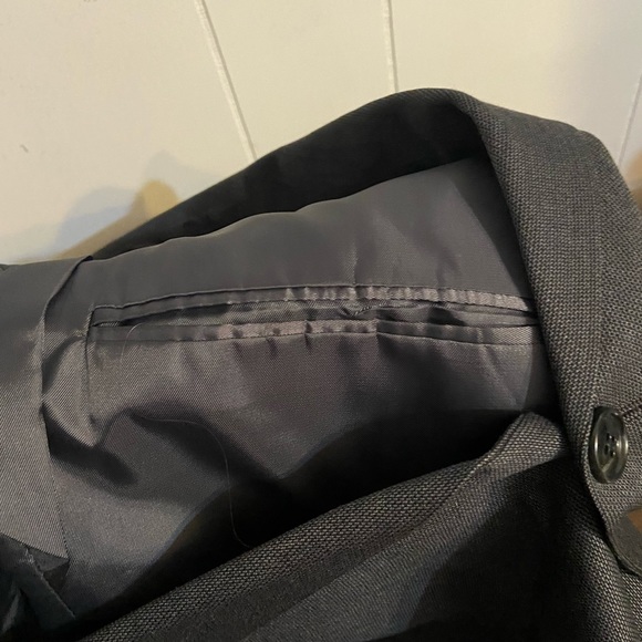 Jones New York lined grey mens 3 button suit jacket blazer Large - Picture 6 of 11